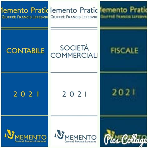 MEMENTO FISCALE 2021 MEMENTO CONTABILE 2020 MEMENTO SOCIETA 2021