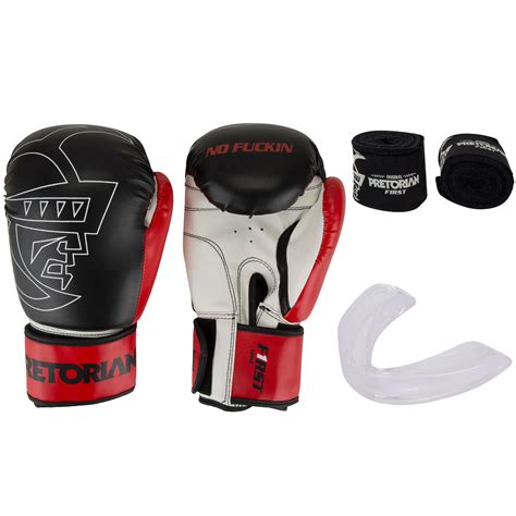 Kit De Boxe Pretorian Bandagem Protetor Bucal Luvas De Boxe First