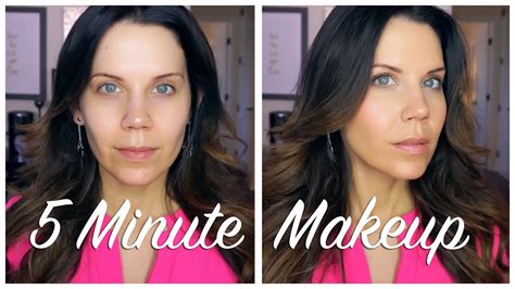 My Five Minute Makeup Routine Tutorial Youtube