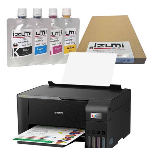 Epson Et1810 Izumi Dye Sublimation Printer Package Sublimation Supplies