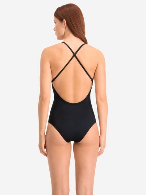 Puma Swim Womens V Neck Cross Back Swimsuit