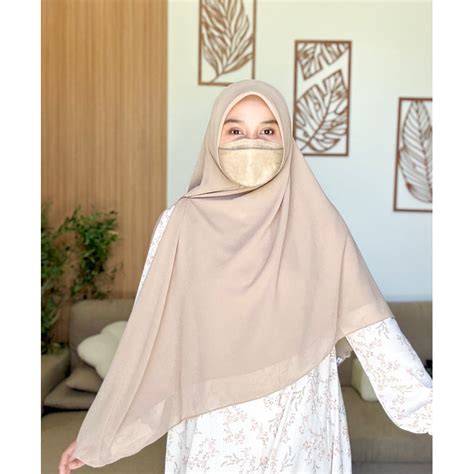 Jual Zahra Scarf Hijab Segi Empat Oval Hijab Malay Hijabnyakitabyadara