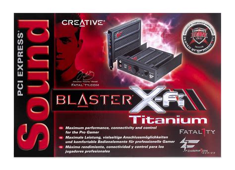 Retour Sound Blaster X Fi Titanium Fatal1ty Champion Series Tests