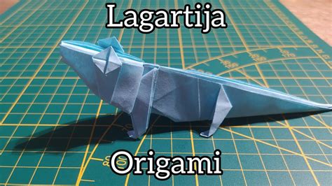 C Mo Hacer Un A Lagartija De Papel Origami Youtube