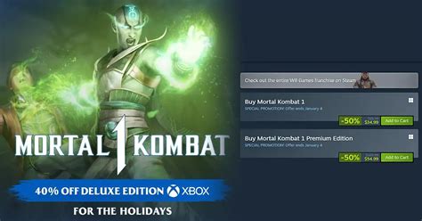 Mortal Kombat 1 and its Premium Edition are discounted up to 60% right ...
