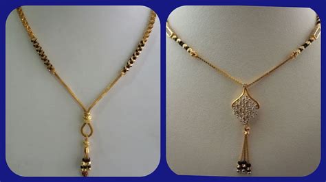 Daily Wear Lightweight Gold Mangalsutra Designs Collection Latest