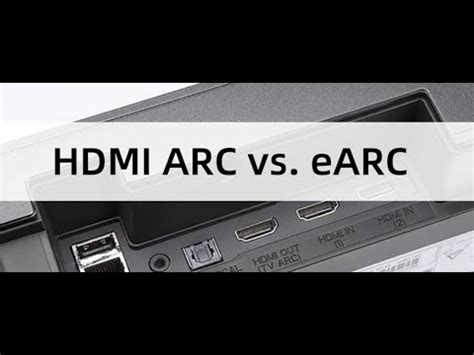 Hdmi Arc Vs Earc What Is The Difference Simple Explanation Youtube