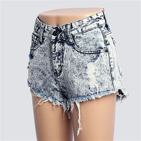 Fashion Ladies Summer Sexy Casual Slim Tassel High Waist Button Shorts