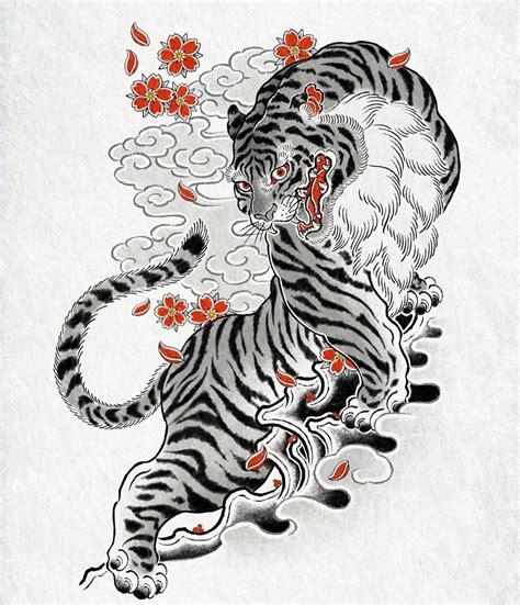 Pin By Dani B On Irezumi Tiger Tattoo Design Japanese Tiger Tattoo