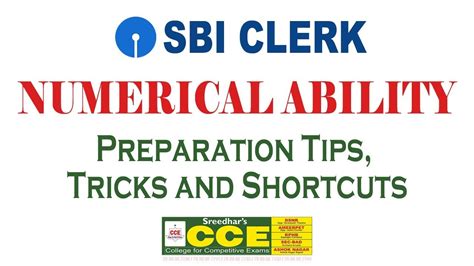 SBI Clerk Prelims MT 14211 Numerical Ability Preparation Tips