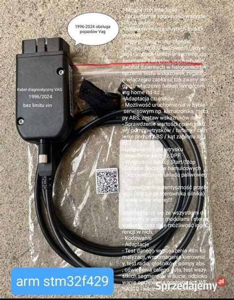 Kabel diagnostyczny VAG DO VCDS wszystkich pojazdów grupy vag Warszawa ...