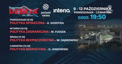 Wydarzenia Debaty Przedwyborcze W Polsat News I Interii Wideo