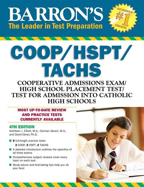 Coophspttachs Barrons Test Prep By Kathleen Elliott Goodreads