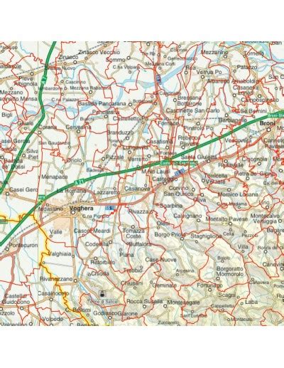 Mappa Stradale Con Comuni Della Provincia Di Pavia Pdf