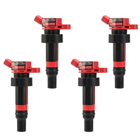 UF652 Ignition Coils Pack Of 4 For HYUNDAI Accent KIA RIO SOUL DODGE 1