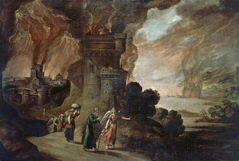 lot   daughters escaping   destruction  sodom