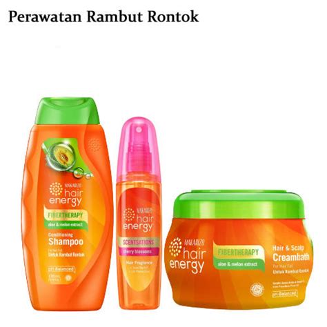 Makarizo Bundle Hair Energy Aloe Melon Perawatan Rambut Rontok