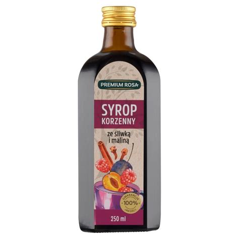 Premium Rosa Syrop korzenny ze śliwką i maliną 250 ml Zakupy online z