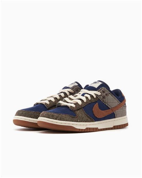 Nike Dunk Low PRM Midnight Navy And Ale Brown Bleu Marron Vert