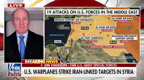 Us Warplanes Strike Iran Linked Targets In Syria After Many Attacks On