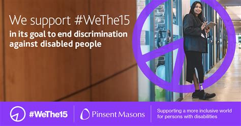 Pinsent Masons On Twitter We Re Proud To Support Wethe15 And Work With Businesses Govts