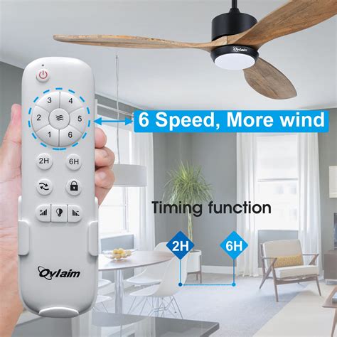 Ovlaim Inch Indoor Outdoor Smart Ceiling Fan With Dimmable Led Light