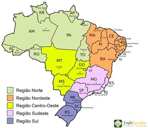 As Regiões Do Brasil 64E