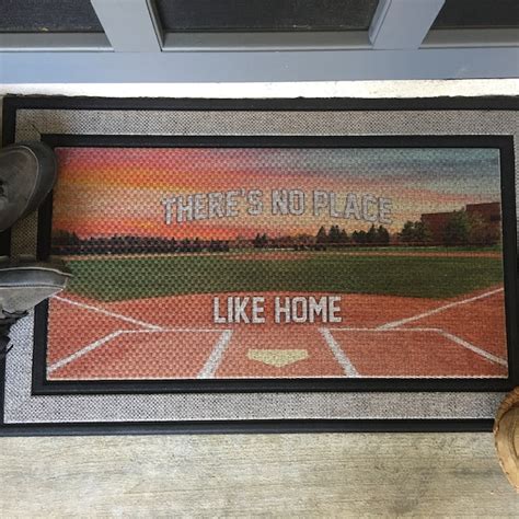 Personalized Softball Door Mat Etsy