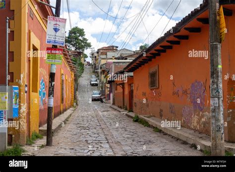 San Cristobal De Las Casas Chiapas Mexico 21 07 2019 Streets Of