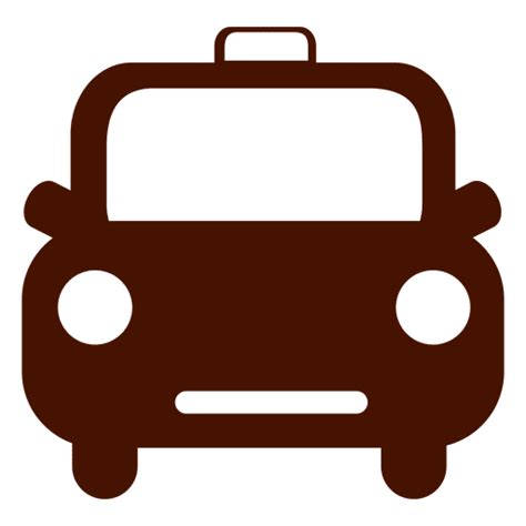 Dise O Png Y Svg De Icono De Transporte De Taxi Coche Para Camisetas