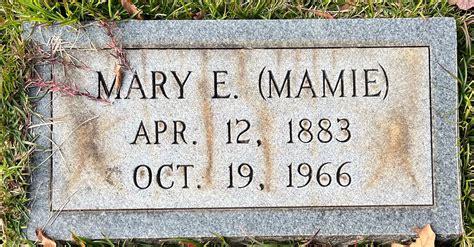 Mary Elizabeth Mamie Whitworth McElroy 1883 1966 Find A Grave