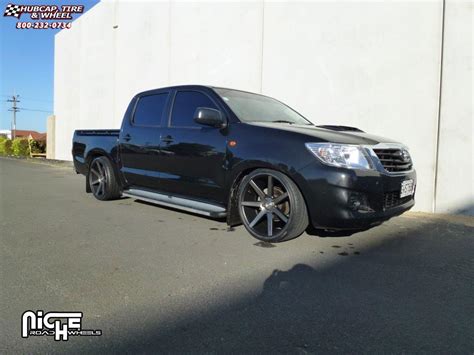 Toyota Hilux Niche Verona M150 Black Machined With Dark Tint 0 X 0 00