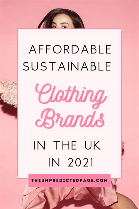 Affordable Sustainable Clothing Brands In The Uk In Sustainable