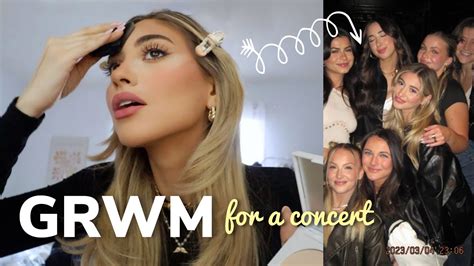 CHIT CHAT GRWM FOR A CONCERT Hair Makeup Outfit YouTube