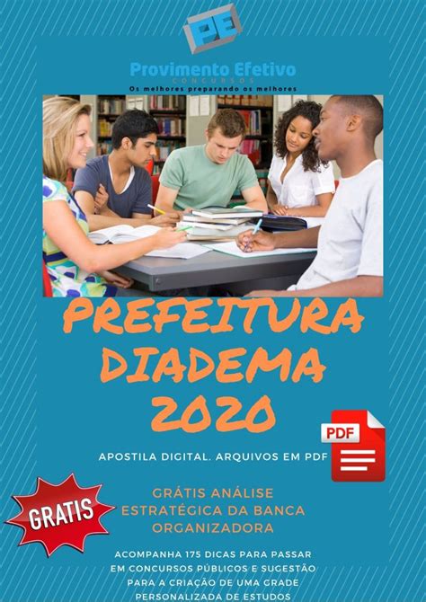 Provimento Efetivo Concursos Apostila Prefeitura Diadema Arquiteto