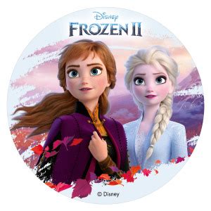 Disney Frost 2 Portræt Kage Print Ø20cm Dekora BageBixen dk