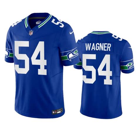 Seattle Seahawks 54 Bobby Wagner Royal 2023 Fuse Vapor Limited Jersey