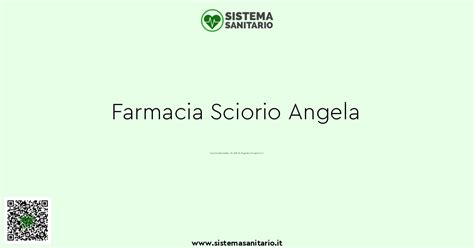 Farmacia Sciorio Angela A Mugnano Di Napoli Na Sistemasanitario It