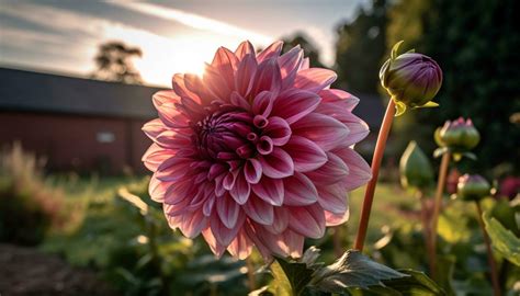 Vibrant Bouquet Of Multi Colored Flowers In A Rural Meadow Generated By