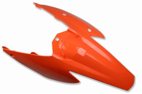 Polisport Orange Rear Fender Side Number Plate For Exc Exc