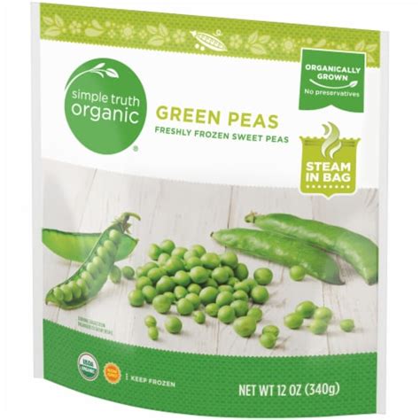 Simple Truth Organic Frozen Peas Green Oz Kroger