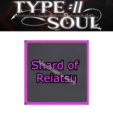 2 Shard Of Reiatsu Weapon Kido Type Soul