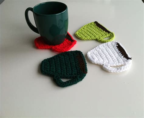 Crochet Coasters Coffee Mug Coasters