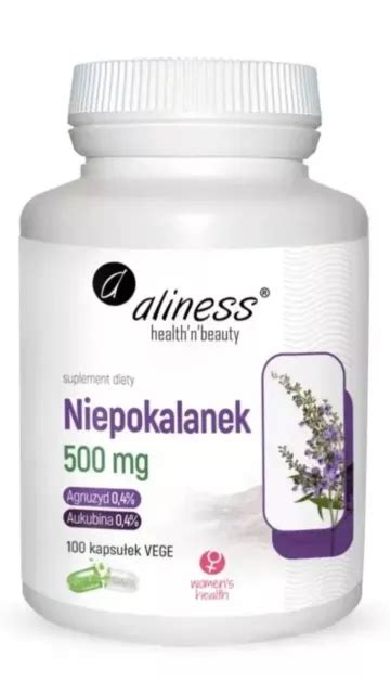 ALINESS NIEPOKALANEK 500MG Vitex agnus castus 100 kapsułek