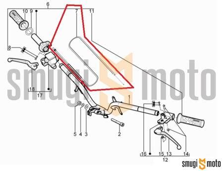 Linka Gazu Rollgas Cznik Aprilia Sr Motard Sport City One