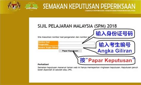 Lupa No Angka Giliran Spm Semak Semula Keputusan Spm Cara Buat