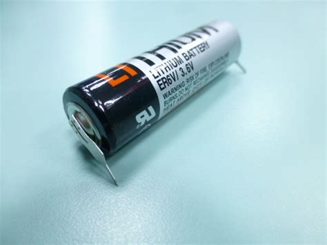 Toshiba ER6V 3 6V Ultra Lithium Battery With Pin Terminal Unicell