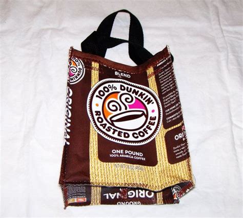 Recycled Coffee Bag Purse Or Lunch Bag Made With Recycled Etsy