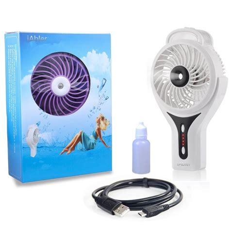 Portable Misting Fan Silent Handheld Usb Mini Fan With Personal