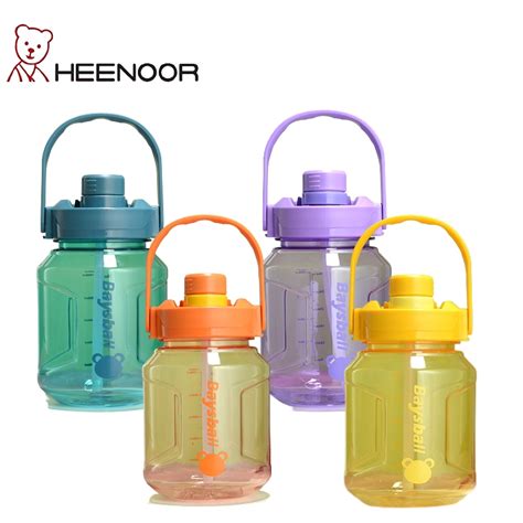 Jual Heenoor Botol Plastik Transparan Sports Baysball Cara Minum